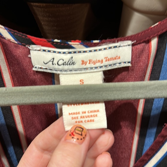 Striped wrap maxi - Picture 3 of 3